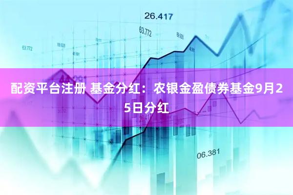 配资平台注册 基金分红：农银金盈债券基金9月25日分红