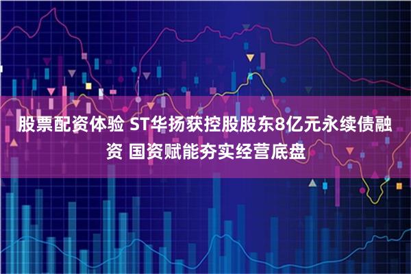 股票配资体验 ST华扬获控股股东8亿元永续债融资 国资赋能夯实经营底盘